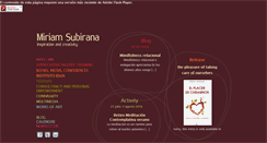 Desktop Screenshot of miriamsubirana.com